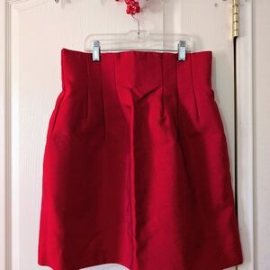 H&M Red and Pink Skirt
